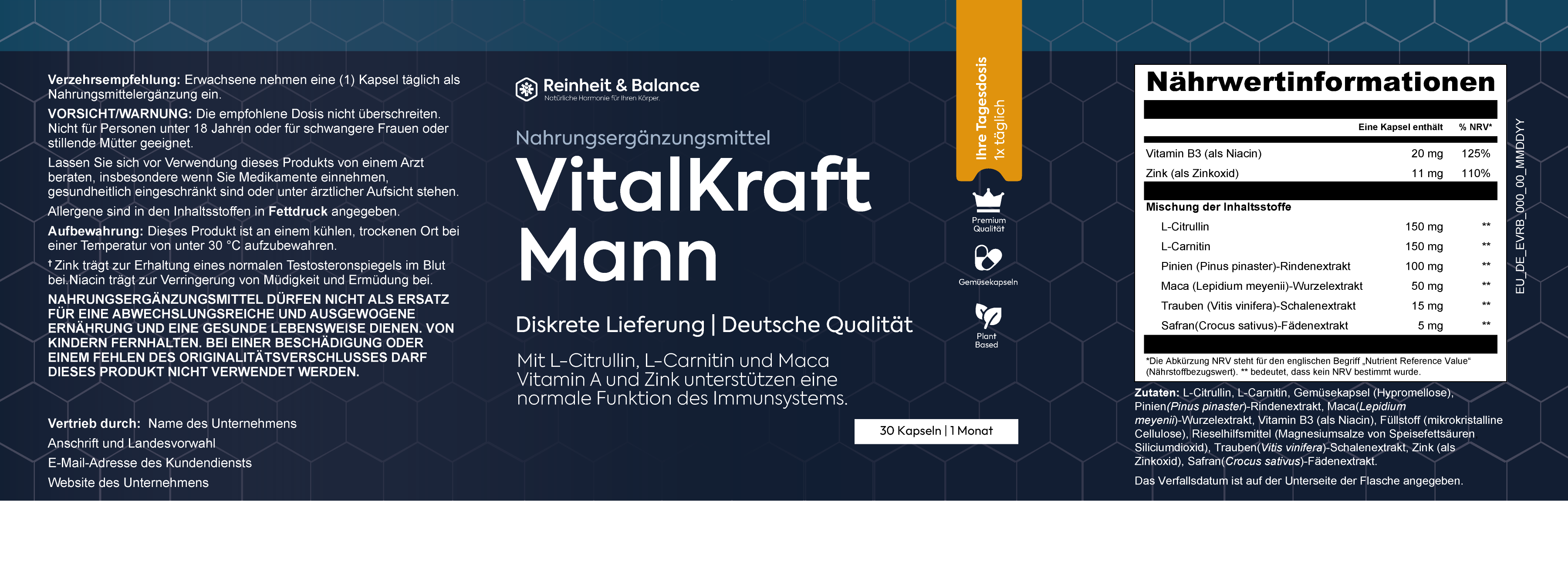 Etikett von Virility