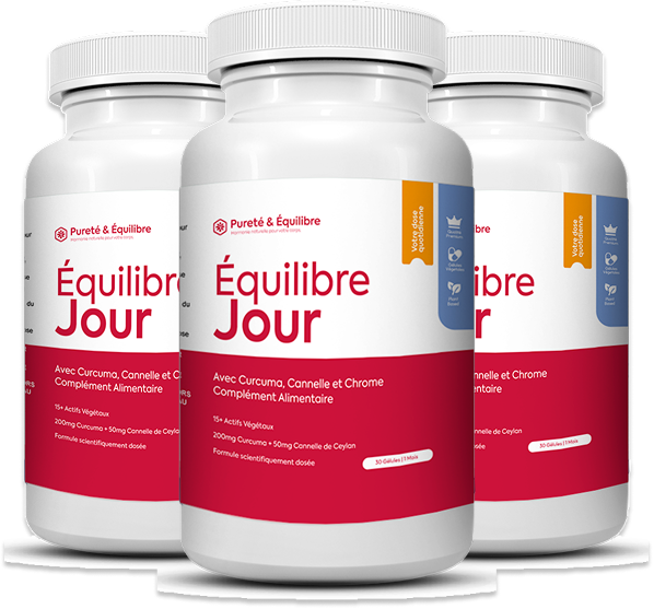 3 Flacons de Équilibre Jour