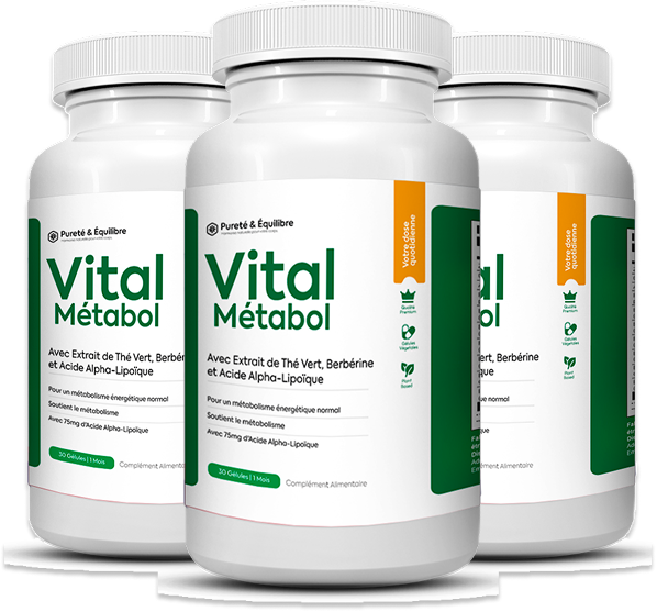 3 Flacons de Vital Métabol
