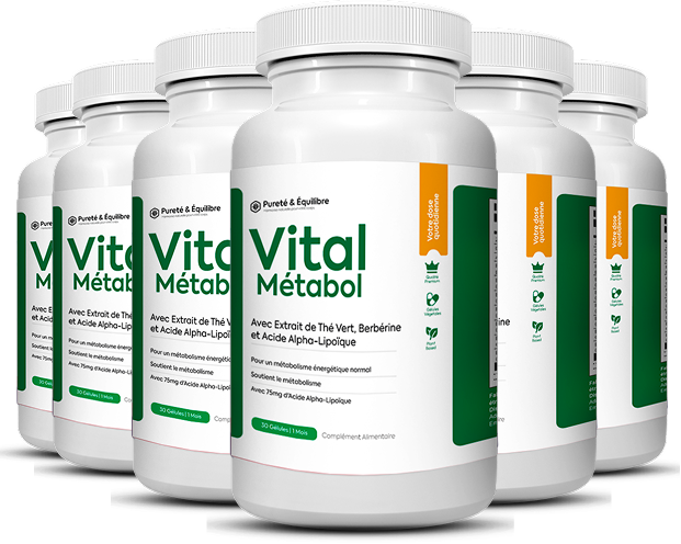 6 Flacons de Vital Métabol
