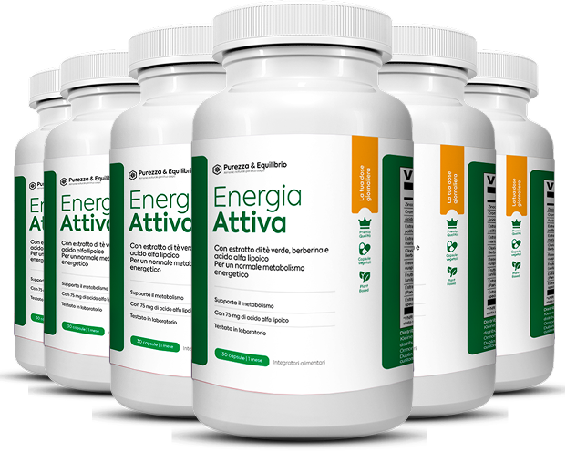6 Flaconi di Energia Attiva