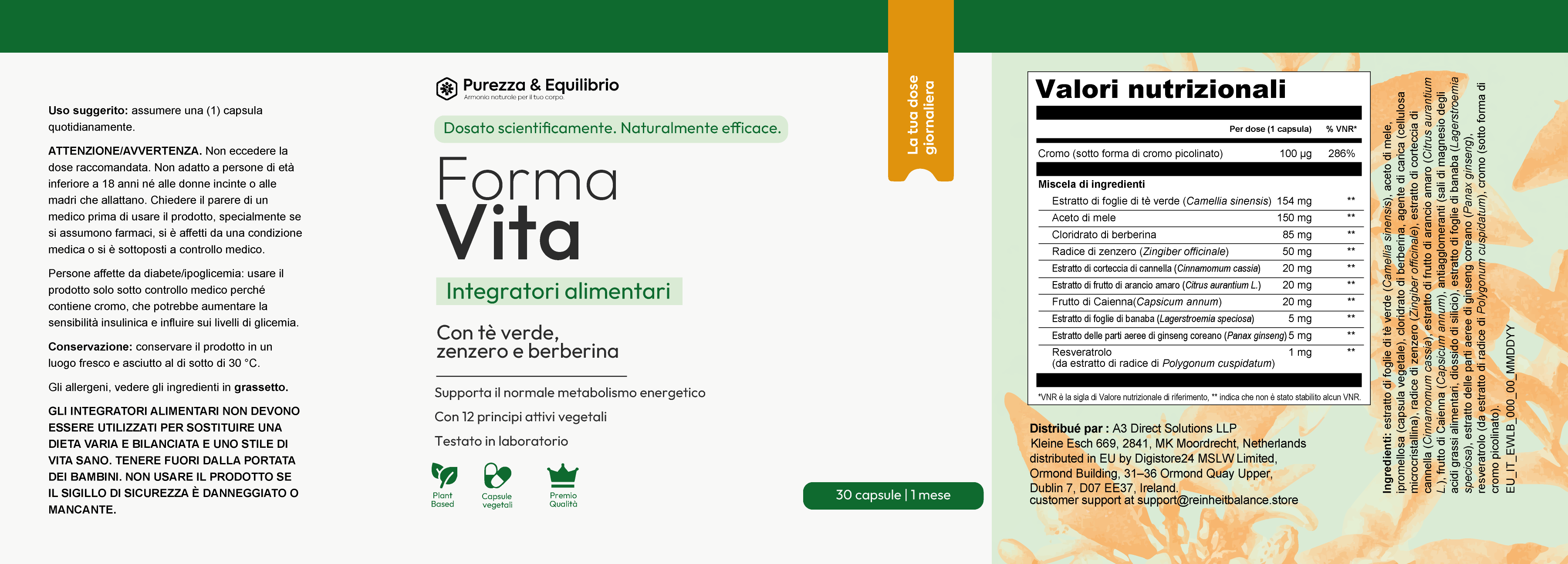 Etichetta di FormaVita