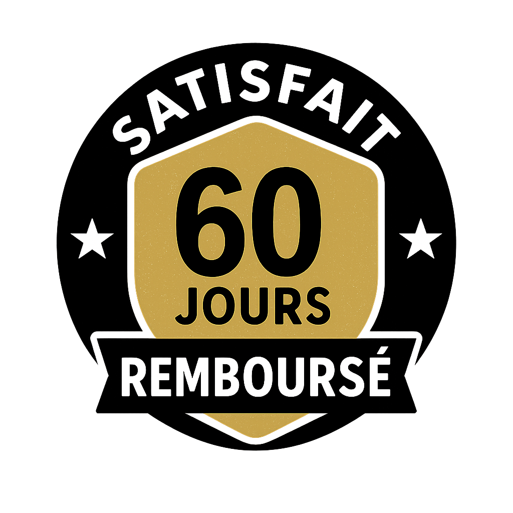 Garantie de remboursement de 60 jours